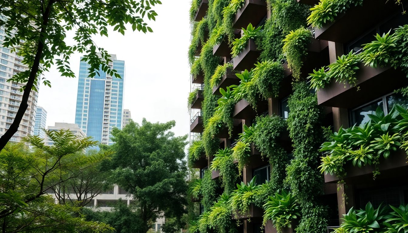 Verde Vertical: Guia Completo para Implementar Jardins Verticais em Edifícios da Cidade