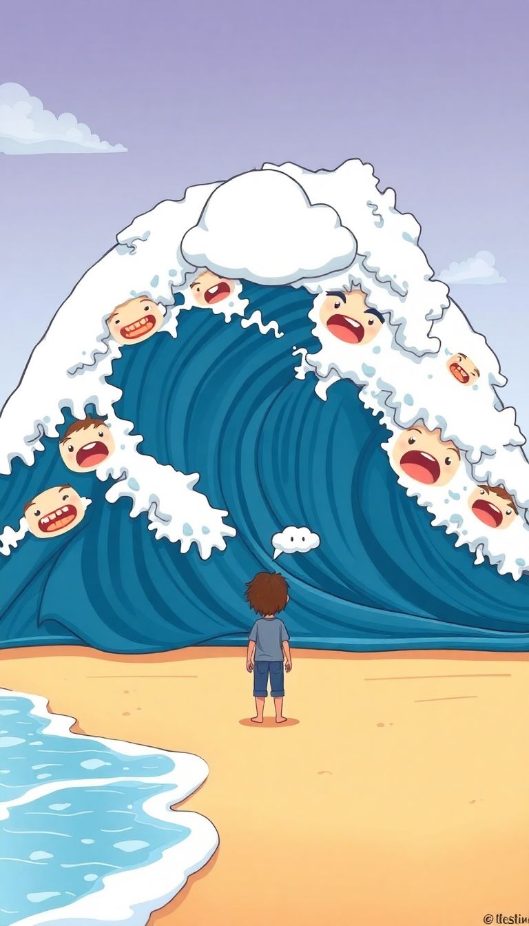 Soñar con tsunami y culpa: interpretación clave