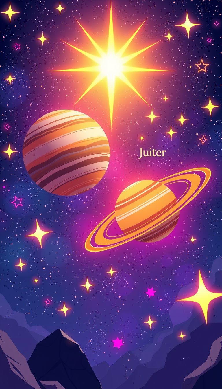 Conjunción Júpiter-Saturno: poder esotérico