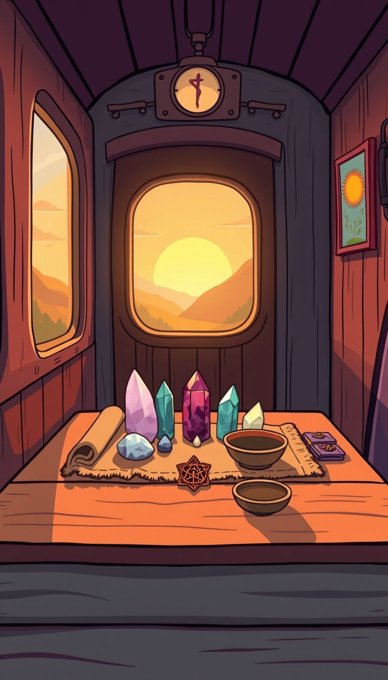 Altar portátil de viaje: elementos y protección