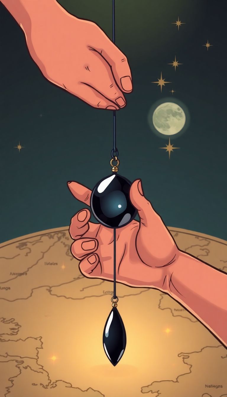 Péndulo de obsidiana negra: elegir y limpiar